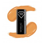 Oja UV Semilac 416 portocalie Golden Hour Orange Hema Free 7 ml